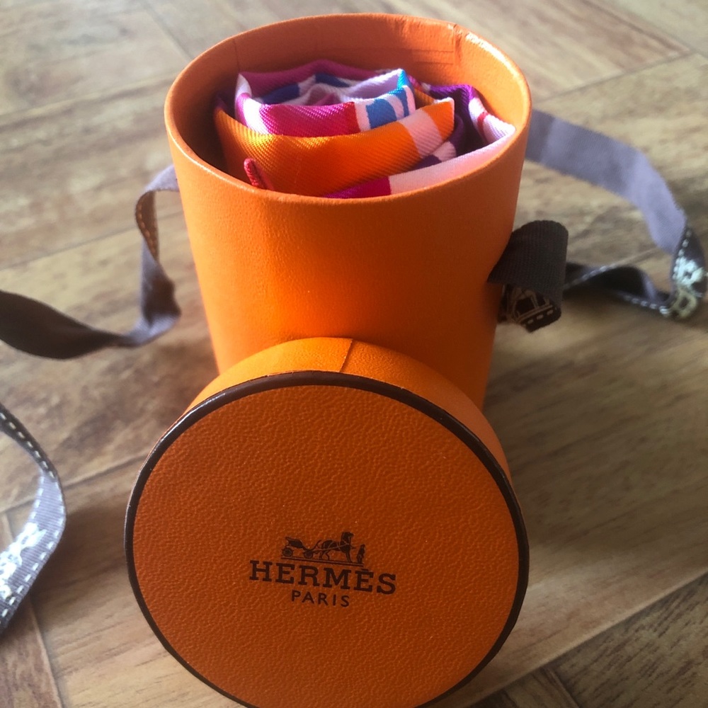 Hermes Silk Twilly Scarf